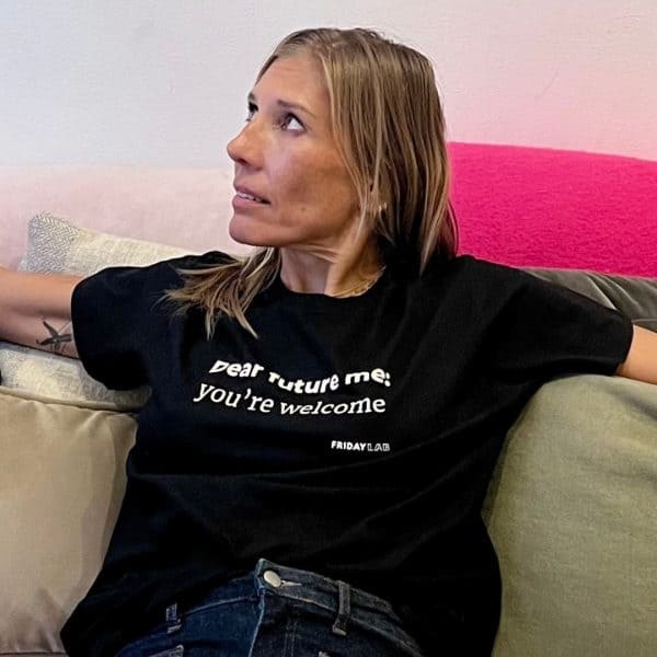 Friday Lab T-shirt – Dear future me, you’re welcome - unisex extra large - Bild 4